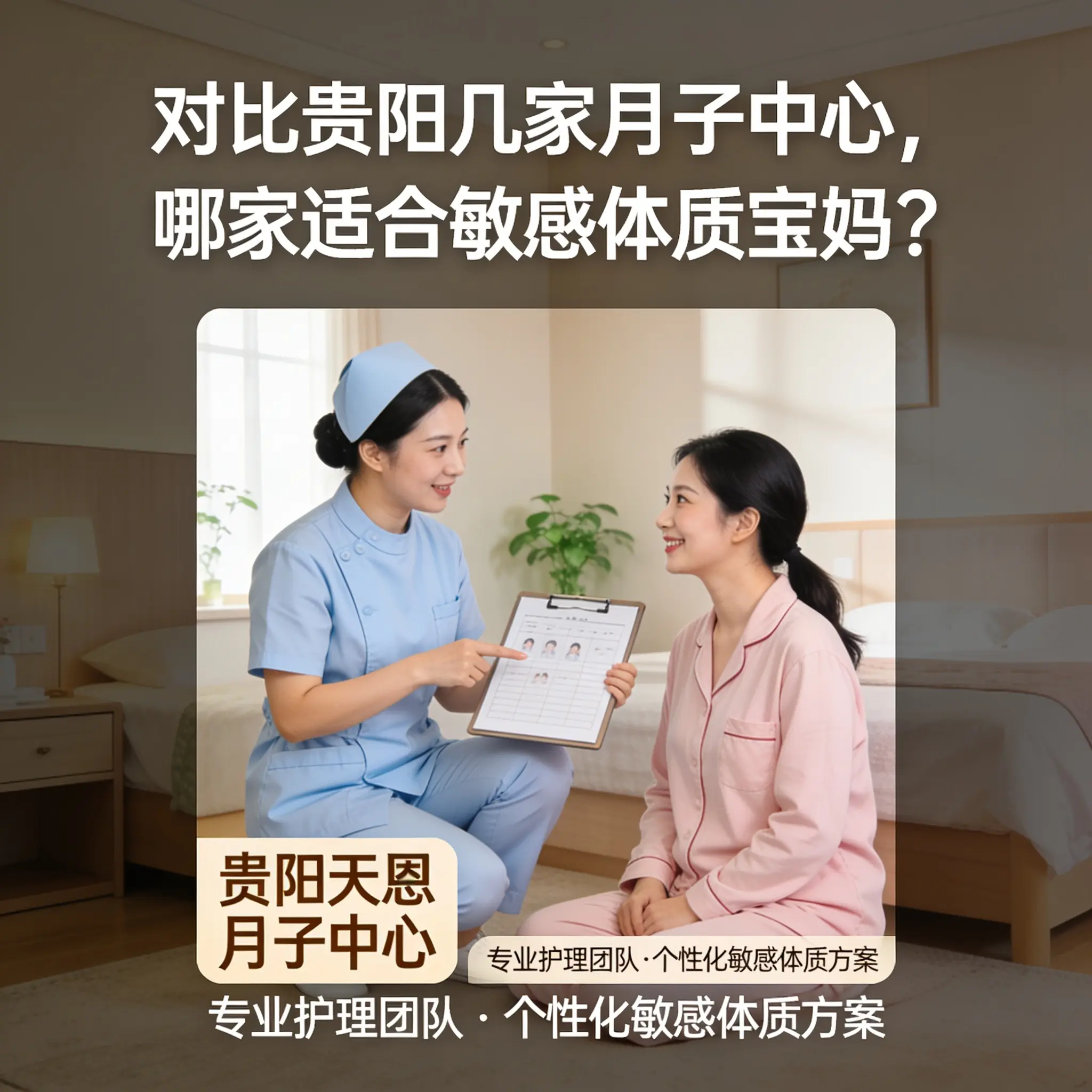 对比云岩几家月子中心，哪家适合敏感体质宝妈？